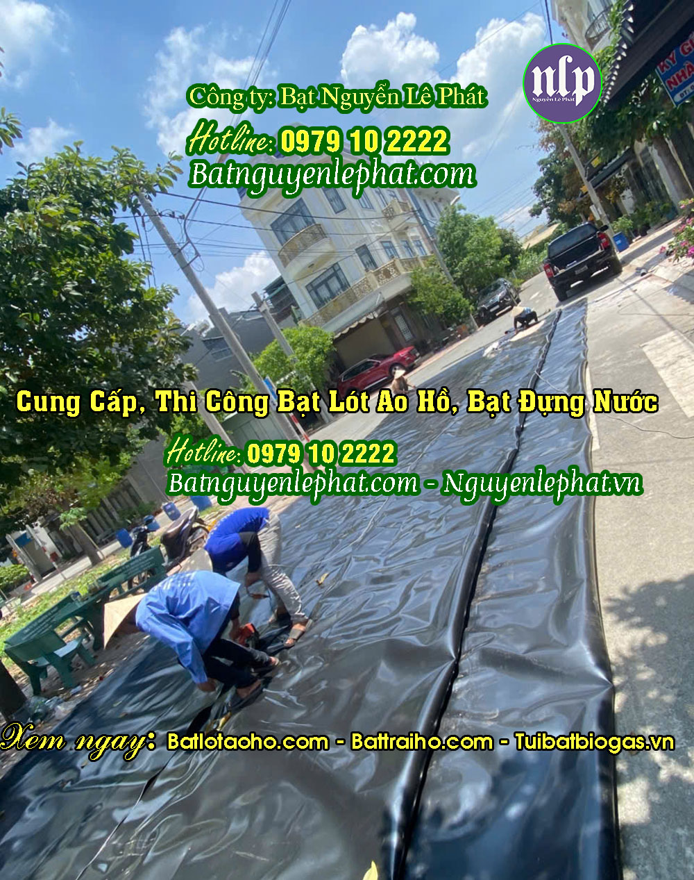 bạt lót hồ chứa nước tưới cây