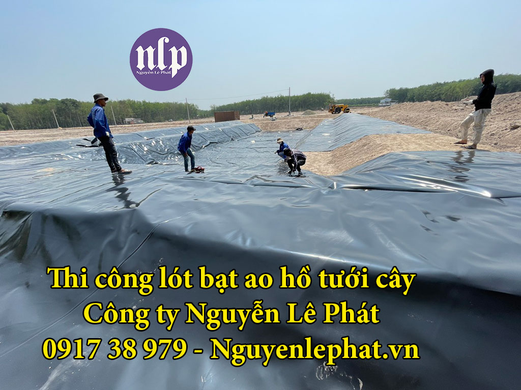 bạt chống thấm HDPE 0.5mm, 0.75mm, 1mm