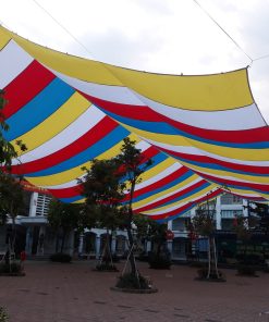 Dù che sân trường 2 mái che sự kiện ngoài trời