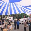 Dù che nắng sự kiện sân trường học ở Bình Phước