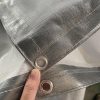 Bạt nhựa trắng xám che nắng mưa ngoài trời