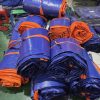Bạt nhựa xanh cam 2 da che nắng mưa ngoài trời